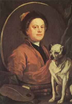HOGARTH, William Self-portrait (mk08) oil painting image